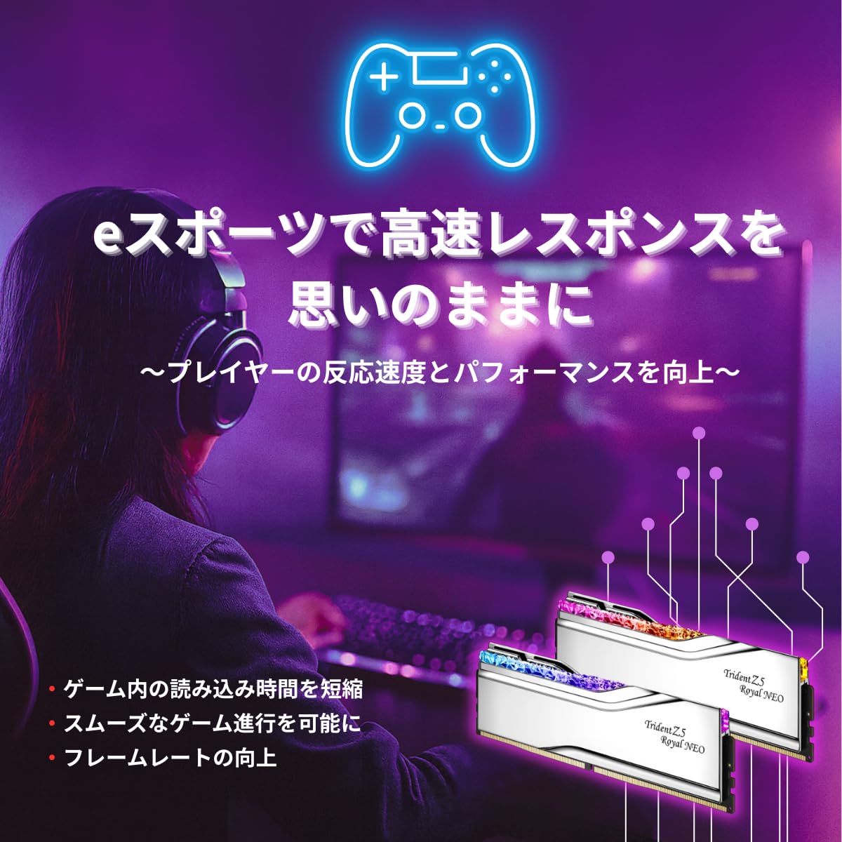 Amazon.co.jp: G.Skill DDR5メモリ DDR5-6400 32GBKit（16GB×2枚